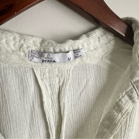 Prana Celadon Misty Anini Tencel Tunic Top Size Medium - Picture 6 of 8